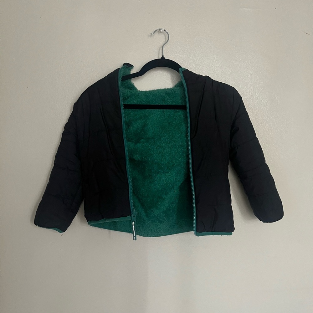 Kids Black and Green Jacket